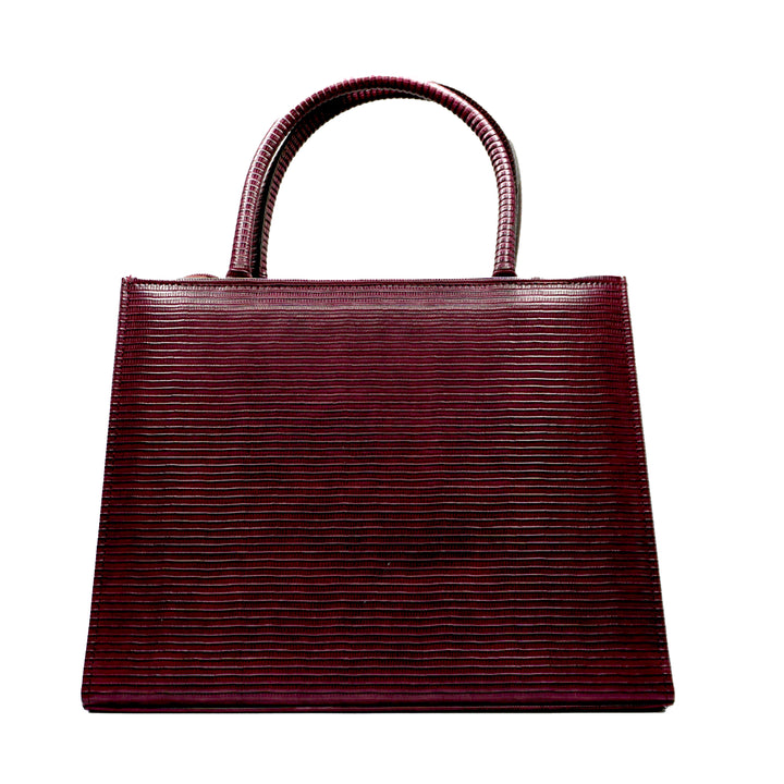 Luxury Textured Leather Handbag - Levo