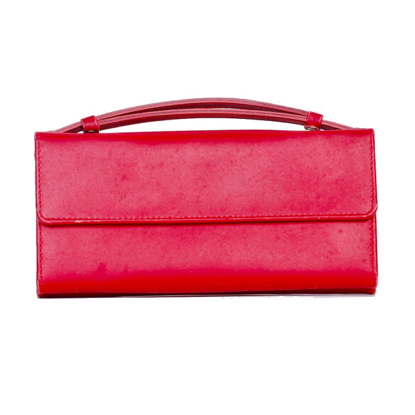 Leather Lady Hand Clutch - Levo