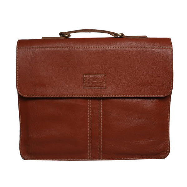 Premium Leather Office Bag for Men – Classic Business Briefcase - Levo