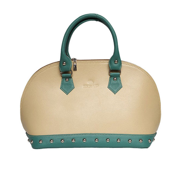 Elegant Two-Tone Women’s Handbag - Levo