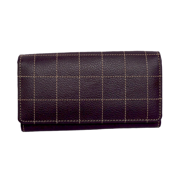Premium Men's Leather Long Wallet | Stylish & Spacious Bifold Design - Levo